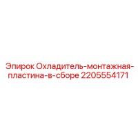 2205554171 Охладитель-монтажная-пластина-в-сборе Epiroc