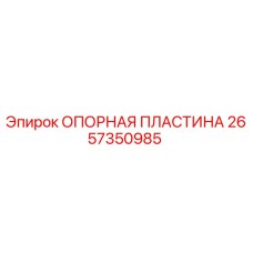 2657350985 ОПОРНАЯ ПЛАСТИНА Epiroc