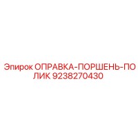 9238270430 ОПРАВКА-ПОРШЕНЬ-ПОЛИК Epiroc