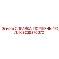9238270670 ОПРАВКА-ПОРШЕНЬ-ПОЛИК Epiroc