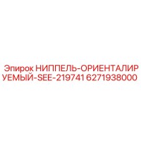 6271938000 НИППЕЛЬ-ОРИЕНТАЛИРУЕМЫЙ-SEE-219741 Epiroc