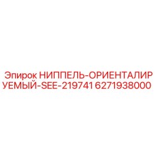 6271938000 НИППЕЛЬ-ОРИЕНТАЛИРУЕМЫЙ-SEE-219741 Epiroc