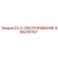 9852181107 E3-C-ОБСЛУЖИВАНИЕ Epiroc