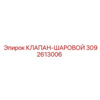 3092613006 КЛАПАН-ШАРОВОЙ Epiroc