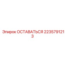 2235791213 ОСТАВАТЬСЯ Epiroc