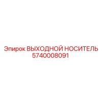 5740008091 ВЫХОДНОЙ НОСИТЕЛЬ Epiroc