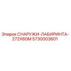 5730003601 СНАРУЖИ-ЛАБИРИНТА-272X60M Epiroc