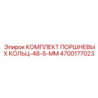 4700177023 КОМПЛЕКТ ПОРШНЕВЫХ КОЛЬЦ-48-5-MM Epiroc