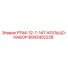 8092402228 P194-12-7-147-КОЛЬЦО-НАБОР Epiroc