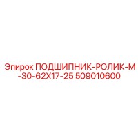 509010600 ПОДШИПНИК-РОЛИК-M-30-62X17-25 Epiroc
