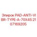 Прокладка антивибрационная Epiroc 2107169205 70x45 мм