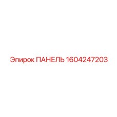 1604247203 ПАНЕЛЬ Epiroc
