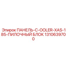1310639700 ПАНЕЛЬ-C-OOLER-XAS-185-ПИЛОЧНЫЙ БЛОК | Epiroc