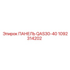 1092314202 ПАНЕЛЬ QAS30-40 Epiroc