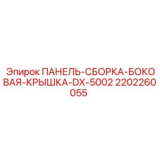 2202260055 ПАНЕЛЬ-СБОРКА-БОКОВАЯ-КРЫШКА-DX-5002 Эпирок (Epiroc)