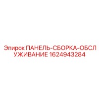 1624943284 ПАНЕЛЬ-СБОРКА-ОБСЛУЖИВАНИЕ Epiroc
