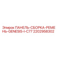 2202958302 ПАНЕЛЬ-СБОРКА-РЕМЕНЬ-GENESIS-I-C77 Epiroc