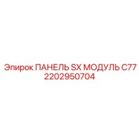 2202950704 ПАНЕЛЬ SX МОДУЛЬ C77 Epiroc