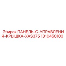 1310450100 ПАНЕЛЬ-C-УПРАВЛЕНИЯ-КРЫШКА-XAS375 Epiroc