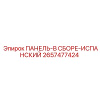 2657477424 ПАНЕЛЬ-В СБОРЕ-ИСПАНСКИЙ Epiroc