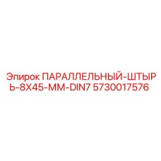 5730017576 ПАРАЛЛЕЛЬНЫЙ-ШТЫРЬ-8X45-ММ-DIN7 Epiroc