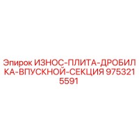 9753215591 ИЗНОС-ПЛИТА-ДРОБИЛКА-ВПУСКНОЙ-СЕКЦИЯ Эпирок