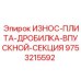 Изображение износ плиты Epiroc артикул 9753215592 для входной секции дробилки