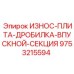 Изображение износ плиты Epiroc артикул 9753215594 для входной секции дробилки