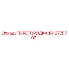 1613775700 ПЕРЕГОРОДКА Epiroc