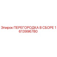 1613996780 ПЕРЕГОРОДКА В СБОРЕ Epiroc