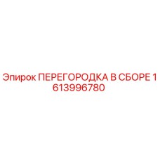 1613996780 ПЕРЕГОРОДКА В СБОРЕ Epiroc