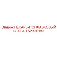 52338183 ПЕКАРЬ-ПОПЛАВКОВЫЙ КЛАПАН Epiroc