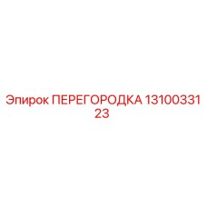 1310033123 ПЕРЕГОРОДКА Epiroc