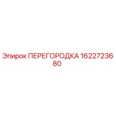 1622723680 ПЕРЕГОРОДКА Epiroc