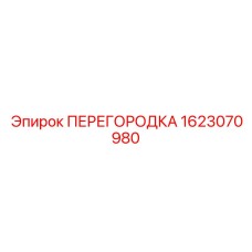 1623070980 ПЕРЕГОРОДКА Epiroc
