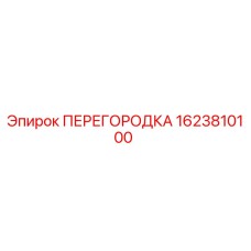1623810100 ПЕРЕГОРОДКА Epiroc