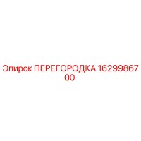 1629986700 ПЕРЕГОРОДКА Epiroc