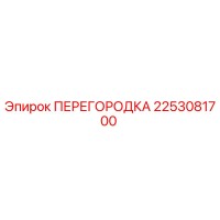 2253081700 ПЕРЕГОРОДКА Epiroc