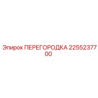 2255237700 ПЕРЕГОРОДКА Epiroc