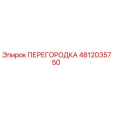4812035750 ПЕРЕГОРОДКА Epiroc
