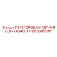 1310689100 ПЕРЕГОРОДКА-ASY-R-ROOF-XAS400T4 Epiroc