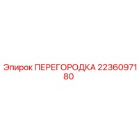 2236097180 ПЕРЕГОРОДКА Epiroc