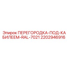 2202946916 ПЕРЕГОРОДКА-ПОД-КАБИЛЕЕМ-RAL-7021 Epiroc