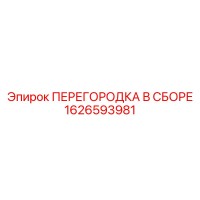 1626593981 ПЕРЕГОРОДКА В СБОРЕ Epiroc