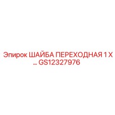 GS12327976 ШАЙБА ПЕРЕХОДНАЯ 1 X… Epiroc