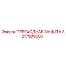 3217989606 ПЕРЕХОДНАЯ ЗАЩИТА Epiroc