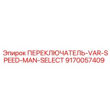 9170057409 ПЕРЕКЛЮЧАТЕЛЬ-VAR-SPEED-MAN-SELECT Epiroc