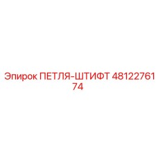 4812276174 ПЕТЛЯ-ШТИФТ Epiroc