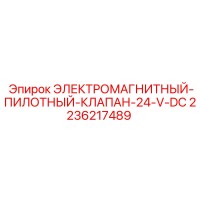 2236217489 ЭЛЕКТРОМАГНИТНЫЙ-ПИЛОТНЫЙ-КЛАПАН-24-V-DC - Epiroc