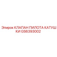 GS6393002 КЛАПАН ПИЛОТА КАТУШКИ Epiroc